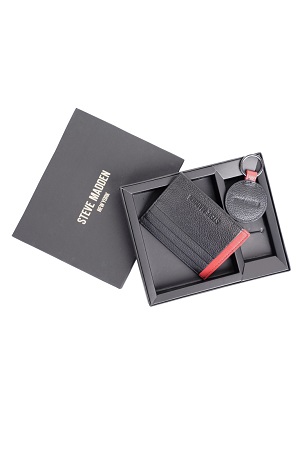 STEVE MADDEN Card Holder & Keychain Set